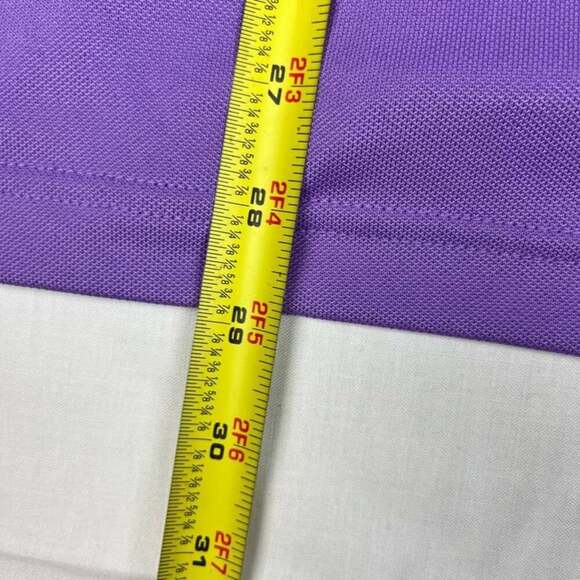 Vineyard Vines Polo Shirt Adult Mens Size Large Purple Whale Golf Golfer - Picture 9 of 9